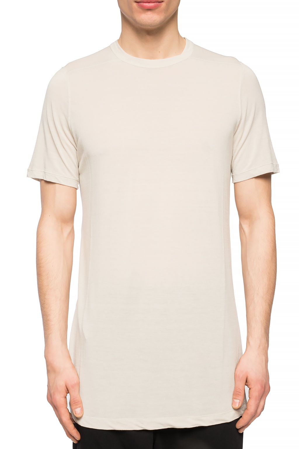 Rick Owens T-shirt with decorative topstitching